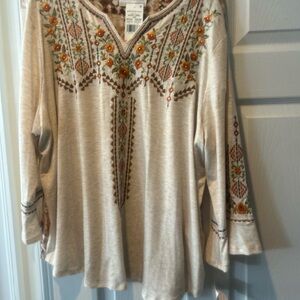 NWT Sz 2x Alfred Dunner mount laurel top